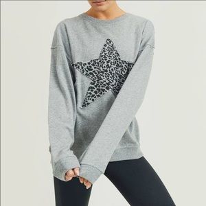 NEW Cheetah Star Terry Sweatshirt